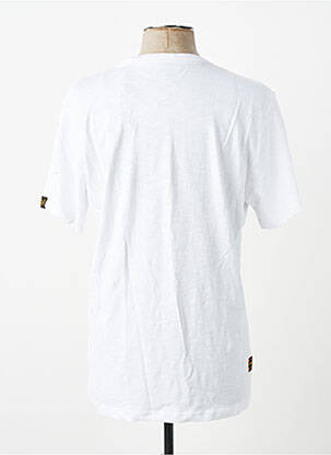 T-shirt stretch manches courtes blanc DAYTONA homme