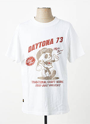 T-shirt stretch manches courtes beige DAYTONA homme