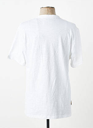 T-shirt stretch manches courtes blanc DAYTONA homme