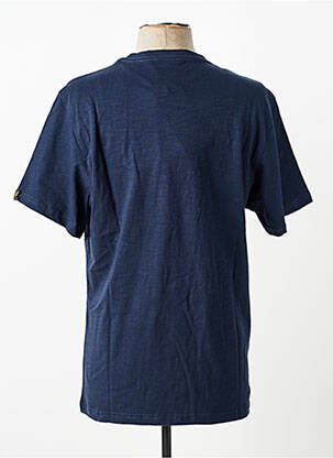 T-shirt stretch manches courtes bleu DAYTONA homme