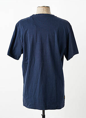 T-shirt stretch manches courtes bleu DAYTONA homme