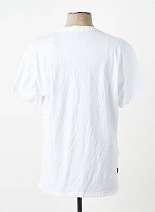 T-shirt stretch manches courtes blanc DAYTONA homme