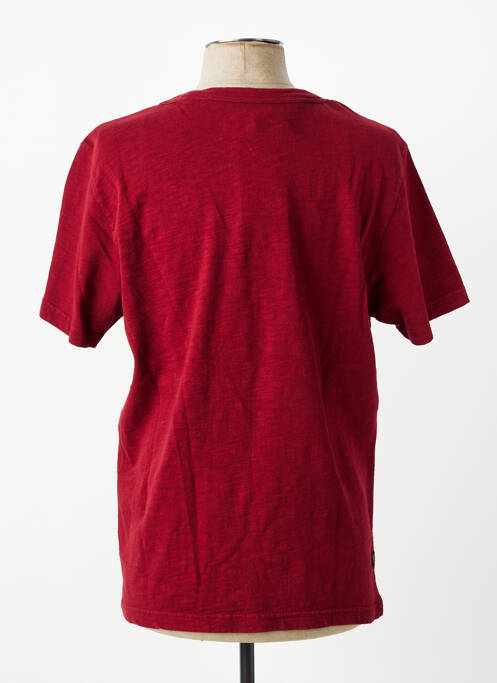 T-shirt stretch manches courtes rouge DAYTONA homme
