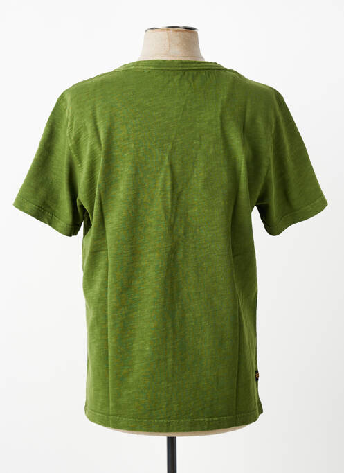 T-shirt stretch manches courtes vert DAYTONA homme