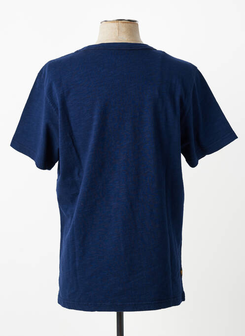 T-shirt stretch manches courtes bleu DAYTONA homme