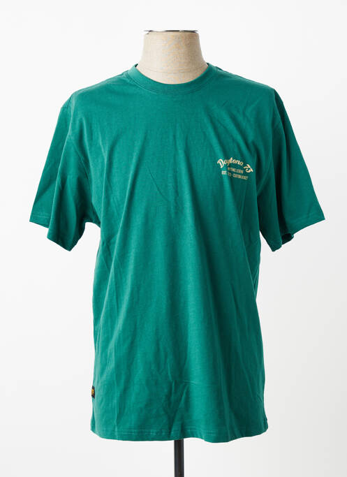 T-shirt stretch manches courtes vert DAYTONA homme