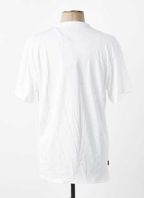 T-shirt stretch manches courtes blanc DAYTONA homme