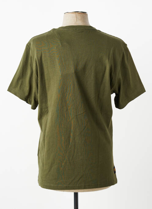 T-shirt stretch manches courtes vert DAYTONA homme