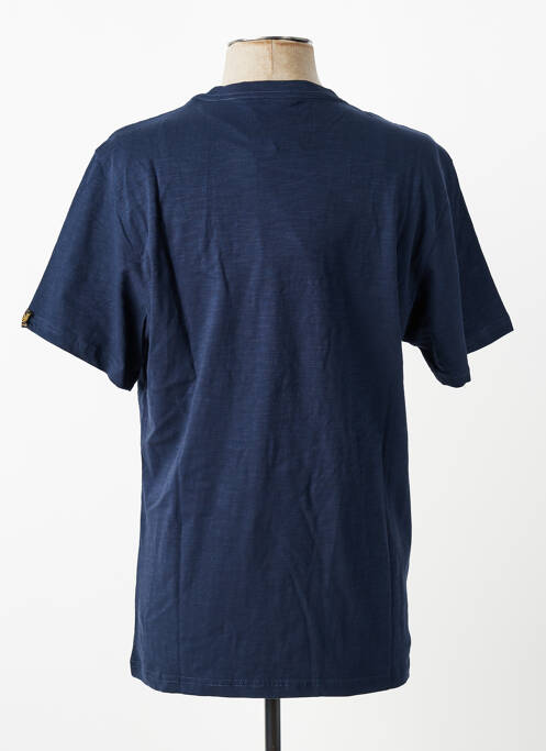 T-shirt stretch manches courtes bleu DAYTONA homme
