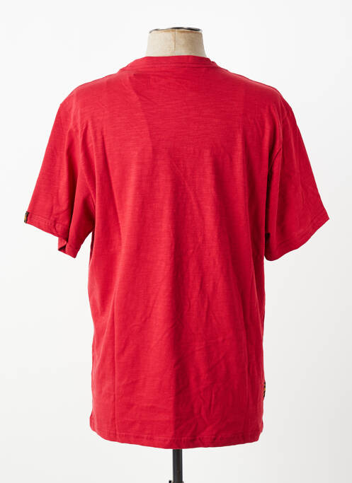T-shirt stretch manches courtes rouge DAYTONA homme
