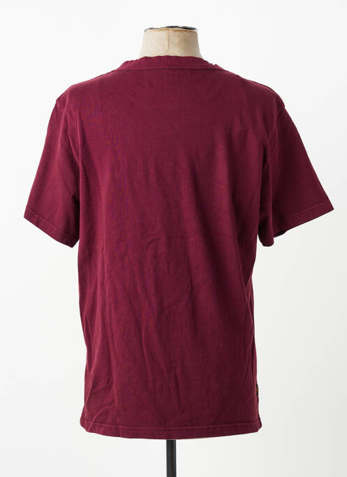 T-shirt stretch manches courtes rouge DAYTONA homme
