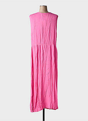 Robe longue sans manche sans manche rose ICHI femme