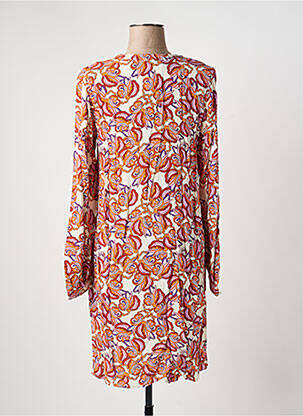 Robe courte manches longues manches longues orange ANGE femme