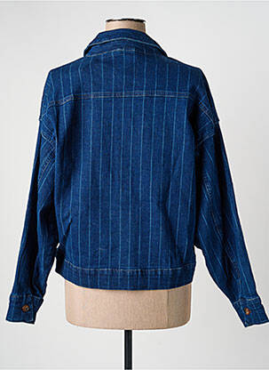 Veste casual coupe droite bleu ICHI femme