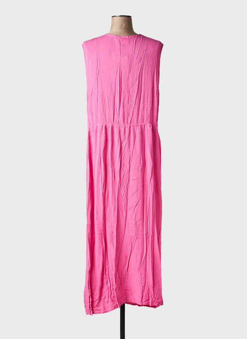 Robe longue sans manche sans manche rose ICHI femme