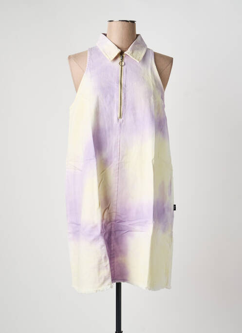 Robe courte sans manche sans manche violet LTB femme