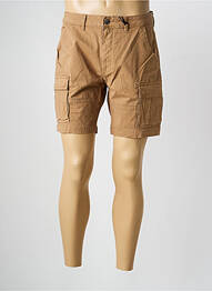 Bermuda coupe droite marron DAYTONA homme