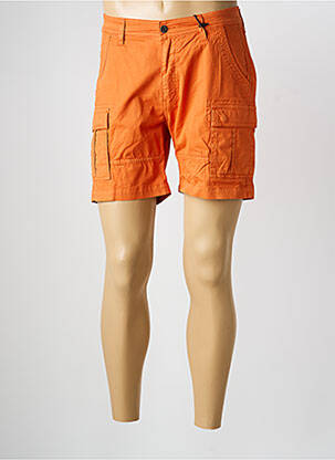 Bermuda tissage popeline taille normale orange DAYTONA homme