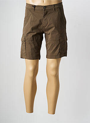 Bermuda tissage popeline taille normale vert DAYTONA homme