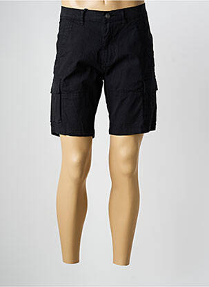 Bermuda tissage popeline taille normale noir DAYTONA homme