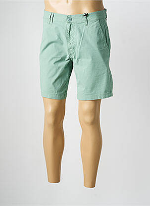 Bermuda tissage popeline taille normale vert DAYTONA homme