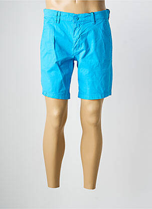Bermuda tissage popeline taille normale bleu DAYTONA homme