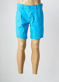 Bermuda tissage popeline taille normale bleu DAYTONA homme