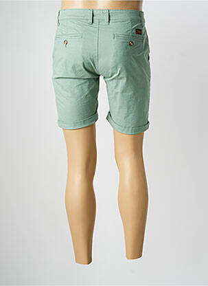 Short tissage popeline taille normale vert DAYTONA homme