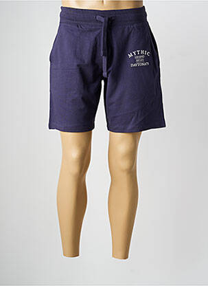 Short fermeture liens à nouer bleu DAYTONA homme