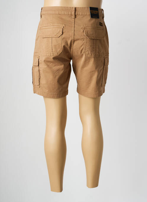 Bermuda coupe droite marron DAYTONA homme