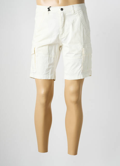 Bermuda tissage popeline taille normale blanc DAYTONA homme