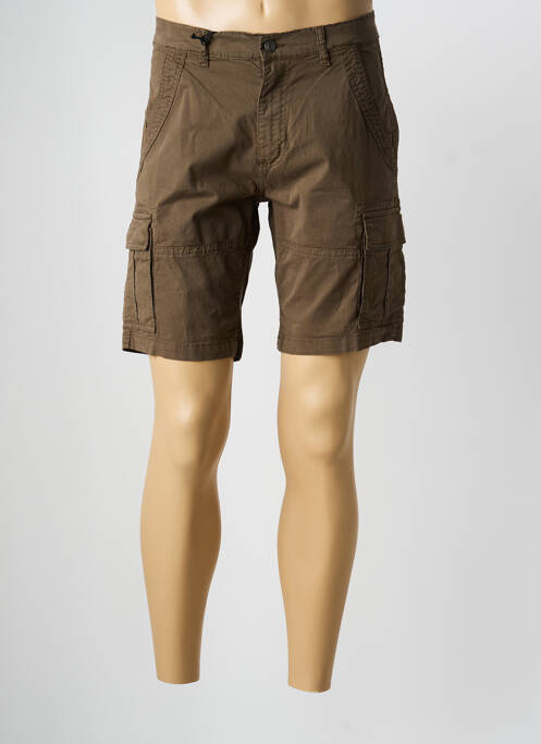 Bermuda tissage popeline taille normale vert DAYTONA homme