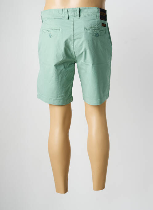 Bermuda tissage popeline taille normale vert DAYTONA homme