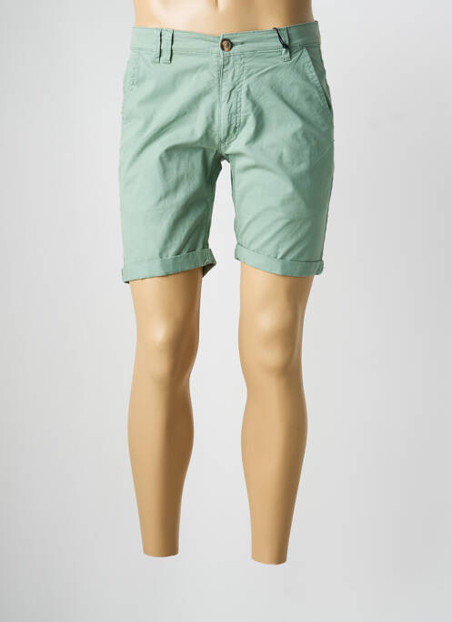 Short tissage popeline taille normale vert DAYTONA homme