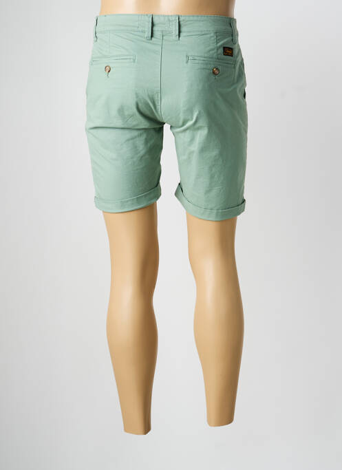 Short tissage popeline taille normale vert DAYTONA homme