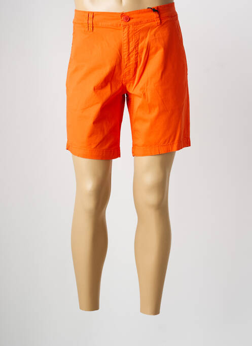 Bermuda tissage popeline taille normale orange DAYTONA homme