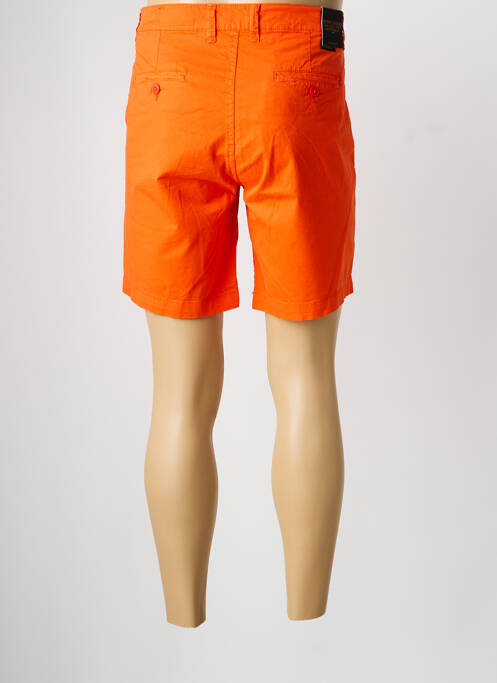 Bermuda tissage popeline taille normale orange DAYTONA homme