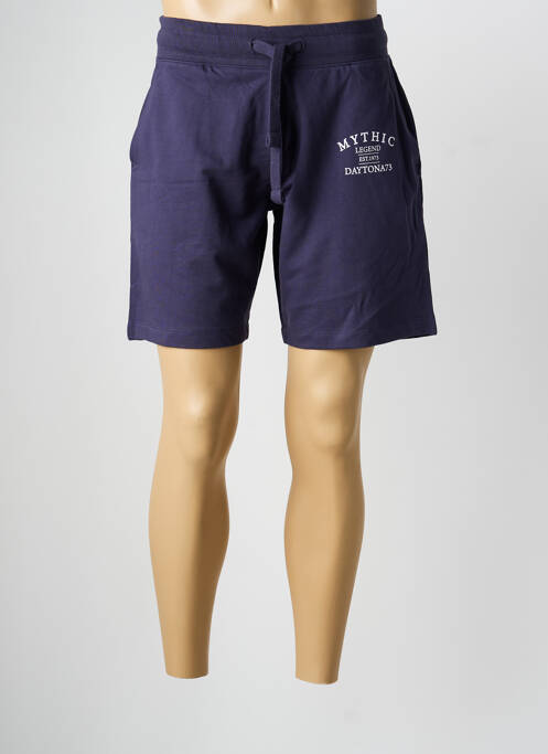 Short fermeture liens à nouer bleu DAYTONA homme