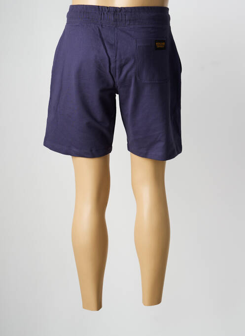 Short fermeture liens à nouer bleu DAYTONA homme