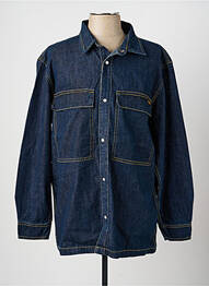 Chemise manches longues poches bleu DAYTONA homme