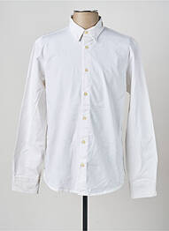 Chemise manches longues manches longues blanc DAYTONA homme