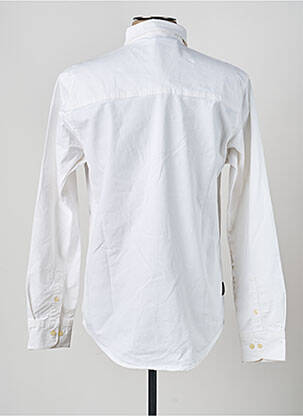 Chemise manches longues manches longues blanc DAYTONA homme