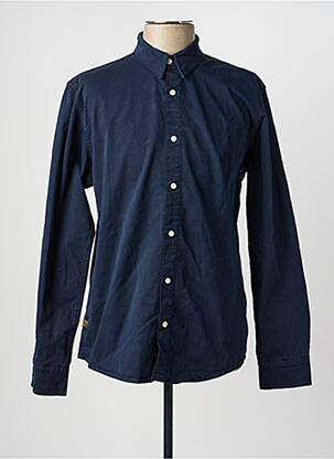 Chemise manches longues manches longues bleu DAYTONA homme