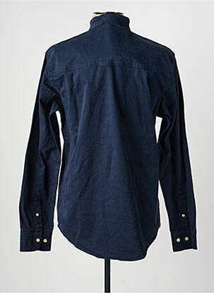 Chemise manches longues manches longues bleu DAYTONA homme