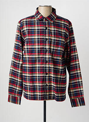 Chemise manches longues poignets boutonnés rouge DAYTONA homme