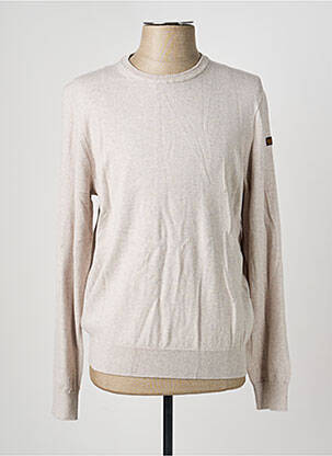 Pull stretch manches longues beige DAYTONA homme