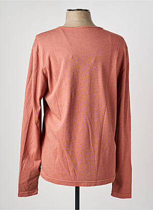 T-shirt stretch manches longues rose DAYTONA homme
