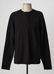 T-shirt stretch manches longues noir DAYTONA homme