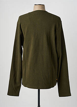 T-shirt stretch manches longues vert DAYTONA homme