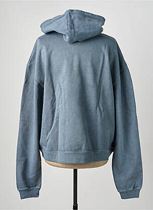 Sweat-shirt à capuche tissage jersey manches longues bleu DAYTONA homme